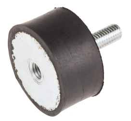 Podstawka antywibracyjna M8 średnica 40mm wysokość całkowita 20mm Cylinder męski-żeński