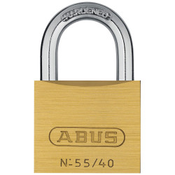 ABUS 35077 55/40mm Brass Padlock Carded