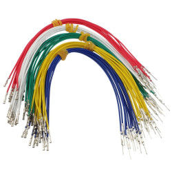 Przewody połączeniowe M-F różnokolorowe 18 cm - 50 szt.