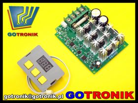 Sterownik PWM 12-48V 30A + panel sterujący