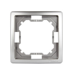 Ramka pojedyncza inox BMR1/21 Kontakt-Simon Basic