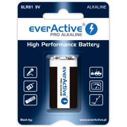Bateria 6LR61 9V everActive Pro Alkaline