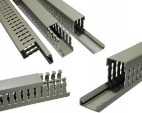 Listwa elektroinstalacyjna szczelinowa 25x25 2m korykto kablowe kanał kablowy giętki