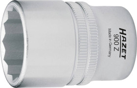 Hazet 900Z 900Z-16 zewnętrzny podwójny sześciokąt Nasadka 16 mm 1/2" (12.5 mm)
