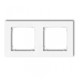 MINI Ramka podwójna biała MR-2