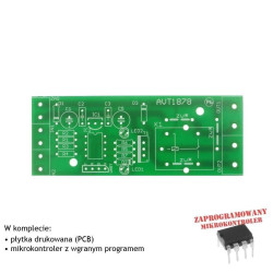 Prosty termostat cyfrowy - PCB i mikroprocesor do projektu AVT 1878