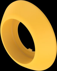 Protective collar, plastic, for emergency stop pushbutton, 84-902B