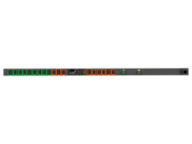 Vertiv MGR3EGC1-18PB63-3PS6B2A10-S, Monitorowany, Trójfazowy, Pionowy, Czarny, 18 x gniazdo sieciowe, C19 panel