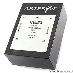 HE583 AC-DC 115VAC to 12VDC 2.2A THT ARTESYN