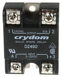 Przekaźnik półprzewodnikowy Montaż powierzchniowy 90 A rms Sensata Crydom 280 V rms SCR