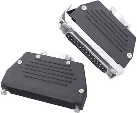 encitech 2801-0101-05 Obudowa złącza D-SUB ED-DS50S-K, tworzywo sztuczne, 1 szt.