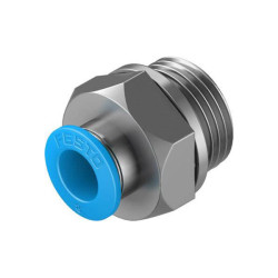 FESTO 186100 Straight Piece 8 mm Pipe G3/8&quot; thread size 1pc