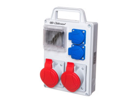 Rozdzielnica budowlana RB 4M gniazda 2x32A/5 2x250V IP44 RPK-2 940055 ELEKTROMET