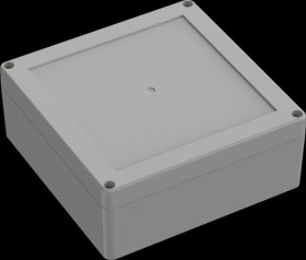 6U07151506017 Industrial housing, 149.9 x 149.9 x 60mm, IP65, light gray