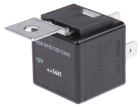 Przekaźnik samochodowy, SPNO, 12V dc, 1.6W, Wciskane, TE Connectivity F4