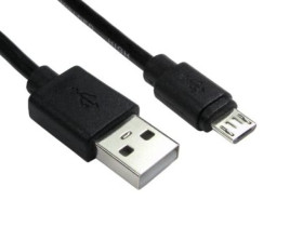 Kabel USB, dł. 5m, kolor: Czarny