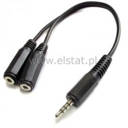 Jack 3,5 WT 4-polowy 2xGN Jack 3,5 4-polowy kabel