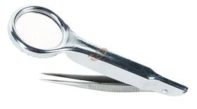 LUPA POWIĘKSZENIE x 6 Z PĘSETĄ