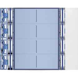 SFERA Plakietka modułu z 2x4 przyciskami 2x4 przyciski biała 352182