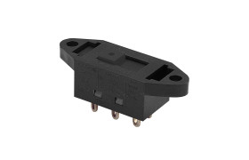 Przełącznik suwakowy, Montaż panelowy, Bulgin