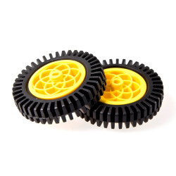 Rubber Wheel (Compatible with Servo & Motor) [Discontinued]