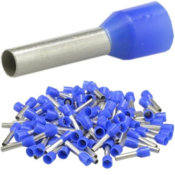 Końcówka tulejkowa izolowana typ HI / TE DIN 2.5-8 miedziana cynowana galwanicznie Elpromet 100szt