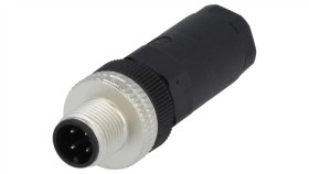 Wtyk M12 Pin: 4 Męskie Kod A-Devicenet / Canopen Na Przewód Elst4012pg9