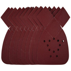 Draper 44078 Detail Sanding Sheets-Hook &amp; Loop, 140mm, 240 Grit, SSD4 10Pc