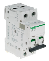 Wyłącznik nadprądowy MCB, Typ D, 2-biegunowy, 4A, 440V, 100 → 133V, na szynę DIN, Schneider Electric, iC60H