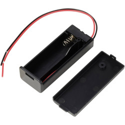 TRU COMPONENTS TC-13220612 Battery tray 1x AA with cable 70x26.7x18.8 mm