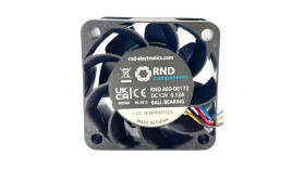 Wentylator osiowy 12 V dc 40x40x20mm 1.4W 16m³/h 120mA