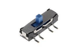 Przełącznik suwakowy, DPST, montaż PCB, 6V, 300 mA przy 4 V DC, -10 → +60°C, KNITTER-SWITCH