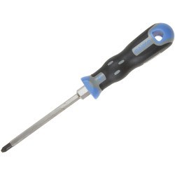 Bahco 025.002.125 Tekno&#x2B; Screwdriver Pozidriv Tip PZ2 x 125mm Hex Shank
