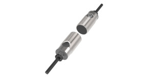 Czujniki fotoelektryczne Wiązka przewlekana w obudowie prostokątnej RS PRO PNP NONC zakres 20 m Podczerwona dioda LED