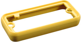 Aperture, ABS, (L x W x H) 81.13 x 30.12 x 8.99 mm, yellow, for series 1455J, 1455JBY