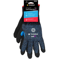 Rękawice robocze rozmiar: 6 materiał: Akryl, Technologia CRF, HPPE, Poliester, Przędza z włókna ze stali nierdzewnej