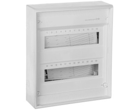 Rozdzielnica modułowa natynkowa 2x12 2R/24M II kl IP30 Volta VA24B