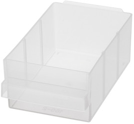 Drawer, without partitions, transparent, (L x W x D) 91 x 154 x 64 mm, SCHUBLADE 150-02