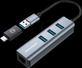 G-HUB31L-A Docking station, USB 3.0 Type-A/-C