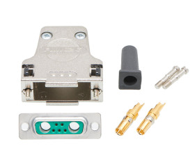 Osłona tylna 5-pinowe Osłona złącza D-Sub do Złącza D-Sub FCT from Molex