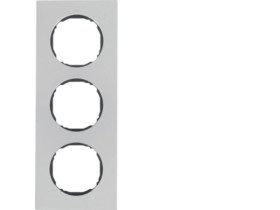 BERKER R.8 Ramka 3 potrójna stal szlachetna 10132614 HAGER