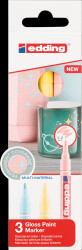 4-751-3-099 Gloss paint marker set, pastel, sorted