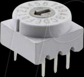 ERD910RSZ Drehcodierschalter, 10-pol binär real