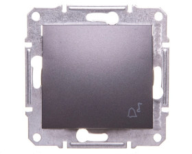 SEDNA Przycisk dzwonek” grafitowy SDN0800170