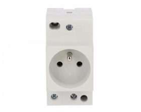 Gniazdo modułowe 2P+Z 10/16A 230V na szynę 002414010