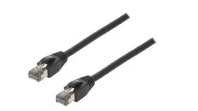 Cq8093s Patch Cord S/Ftp Cat 8.1 Linka Cu Lszh Czarny 10M 26Awg