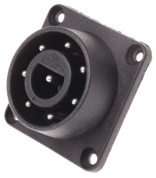 Złącze zasilające Wtyczka Montaż na panelu 8 250 V AC Bulgin