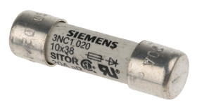 Bezpiecznik 20A 10 x 38mm 600V ac Siemens