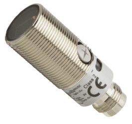 Czujniki fotoelektryczne Rozproszony cylindryczny Omron NPN zakres 100 mm LED