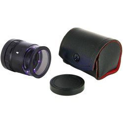 Ideal Tek LE.003UV.ITU Handheld Magnifier 10X 8 UV LEDs 30mm Lens Black